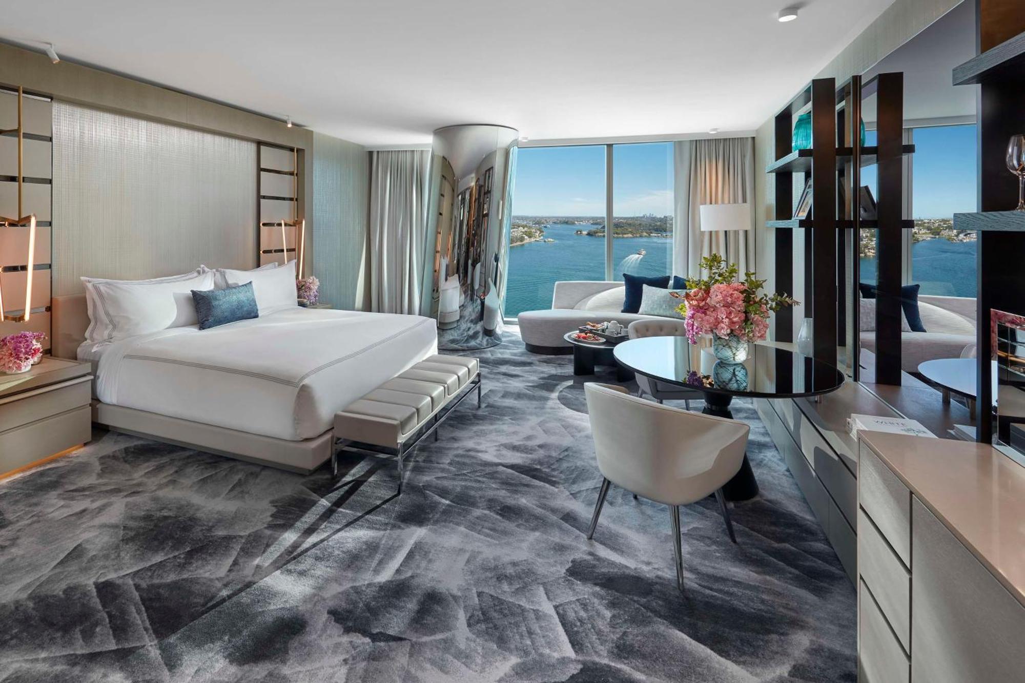 Crown Towers Sydney酒店 外观 照片 A guest room at the InterContinental Sydney
